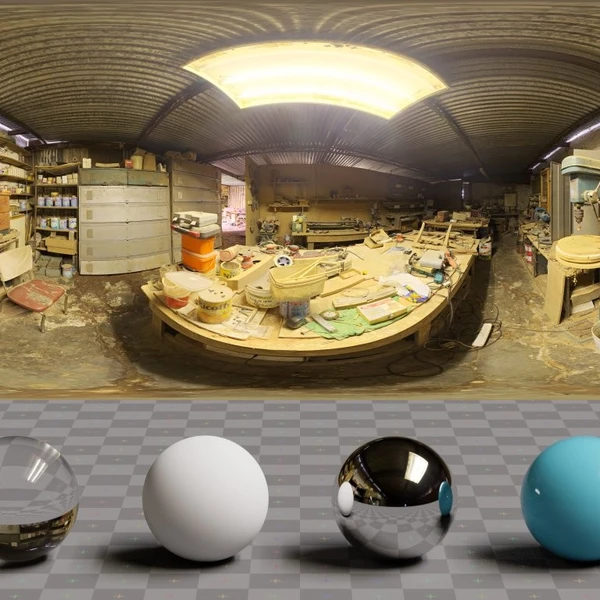 Carpentry Shop 02 - HDRI map - from Poly Haven