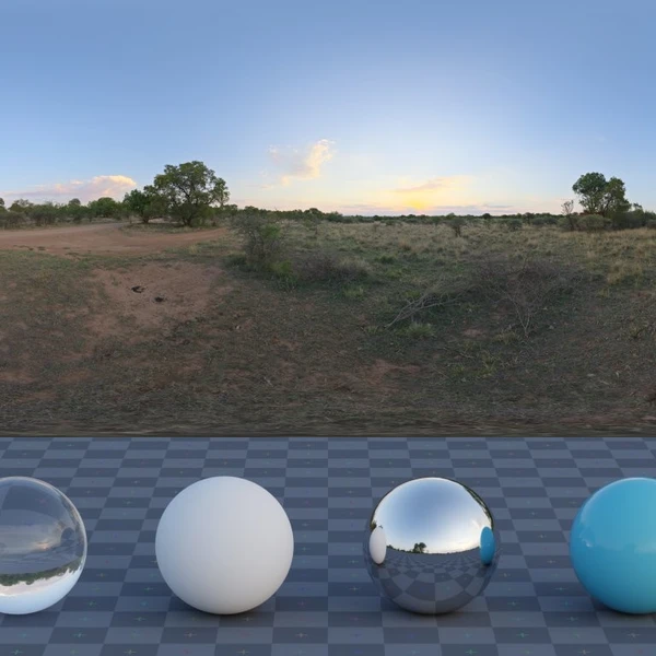 Dikhololo Sunset - HDRI map - from Poly Haven