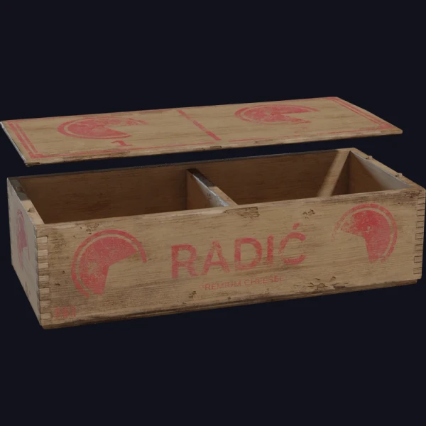 CheeseBox 01 - 3D Models - 3D model - from Poly Haven