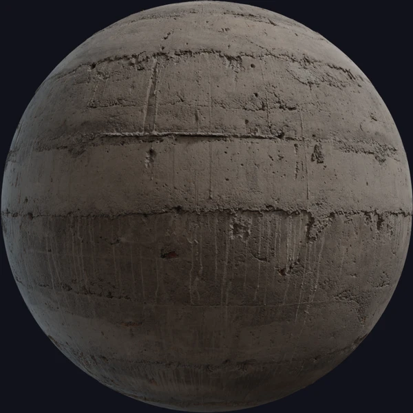 Concrete Layers - wall - PBR texture - from Poly Haven