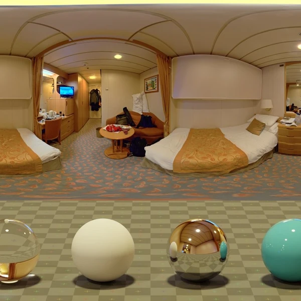 Cabin - HDRI map - from Poly Haven