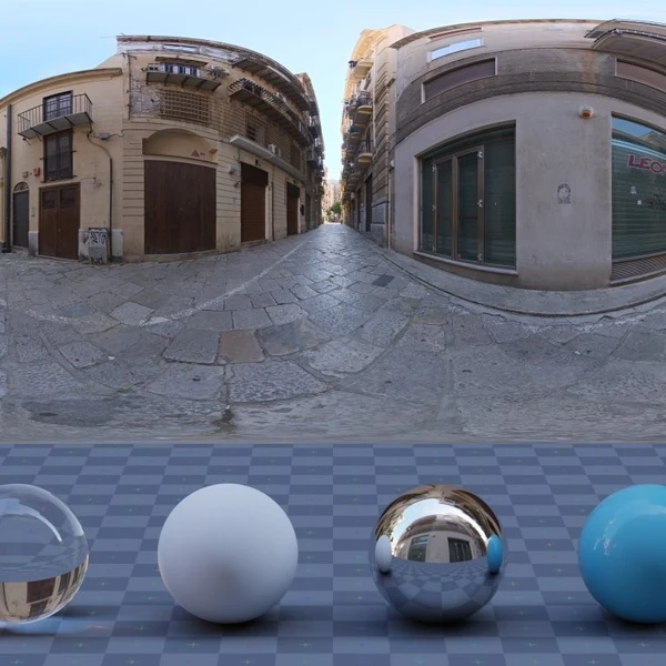 Stone Alley 03 - HDRI map - from Poly Haven