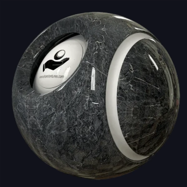 Sienna Grey Marble - Floor - PBR texture - from Share Textures