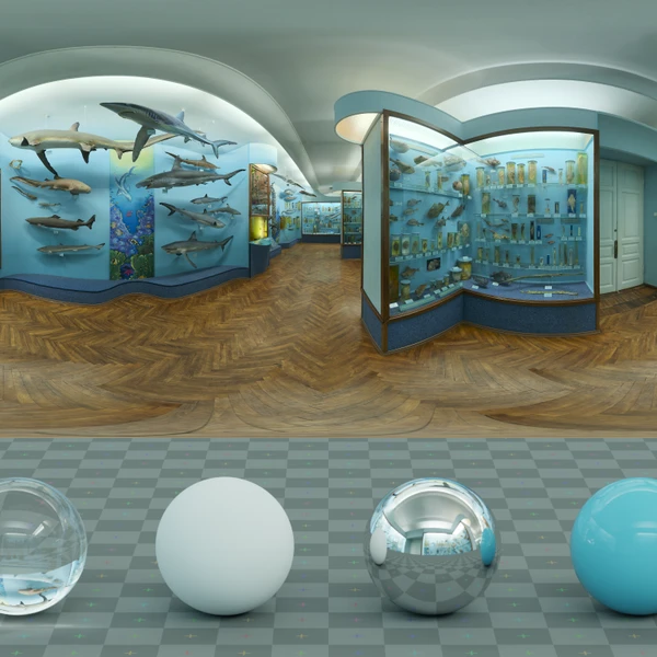 Hall Of Finfish - HDRI map - from Poly Haven