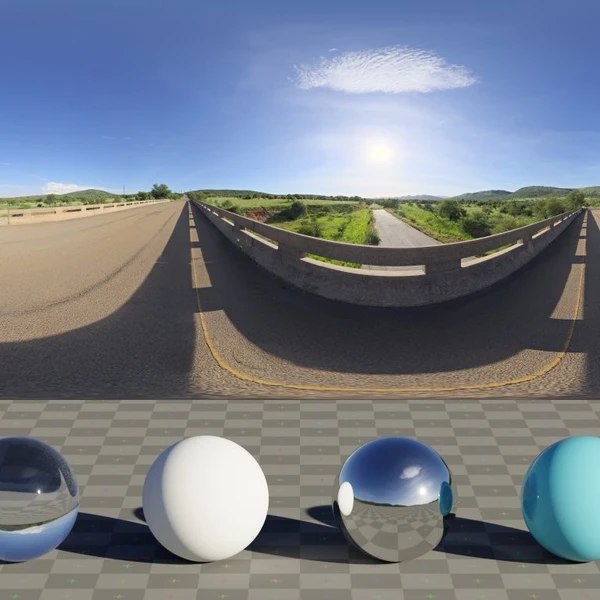 Derelict Overpass - HDRI map - from Poly Haven
