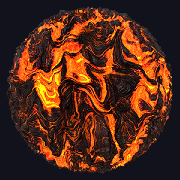 Lava from Volcano Eruption (Ground 0017)