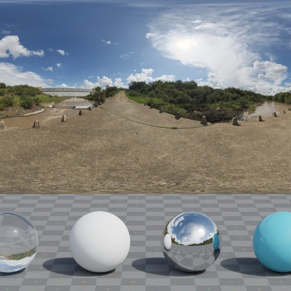 Dam Wall - HDRI map - from Poly Haven