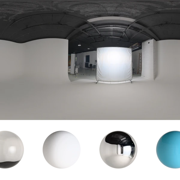 Monochrome Studio 03 - HDRI map - from Poly Haven