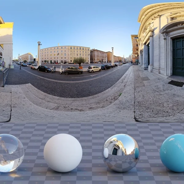 Vatican Road - HDRI map - from Poly Haven