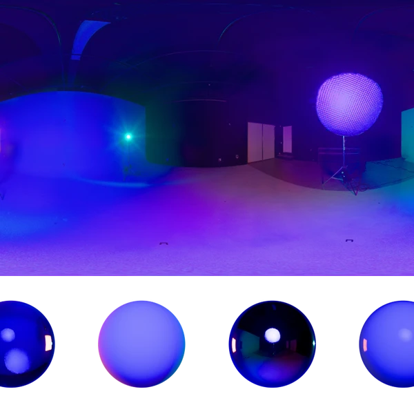Ferndale Studio 02 - HDRI map - from Poly Haven