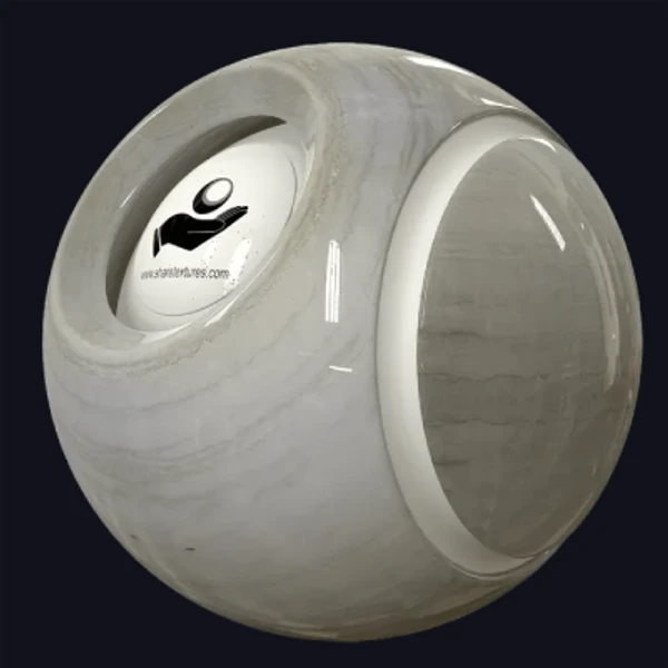 Serpegiante White Marble - Floor - PBR texture - from Share Textures
