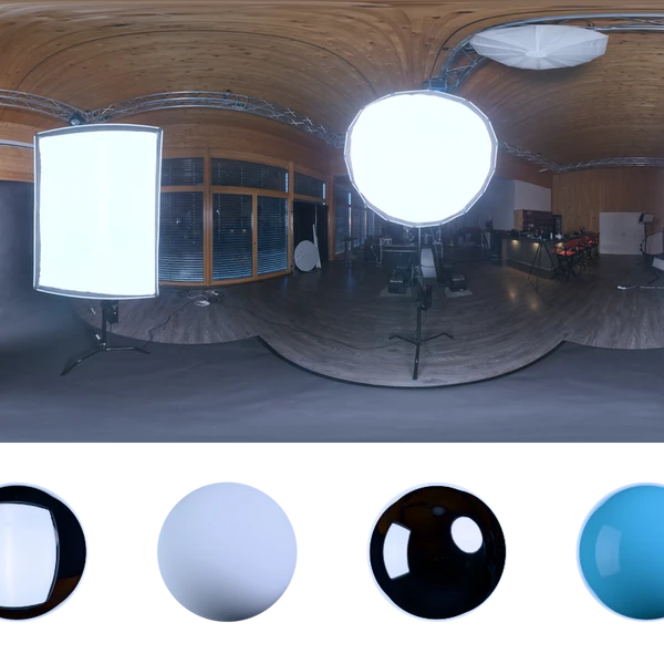 Wooden Studio 03 - HDRI map - from Poly Haven
