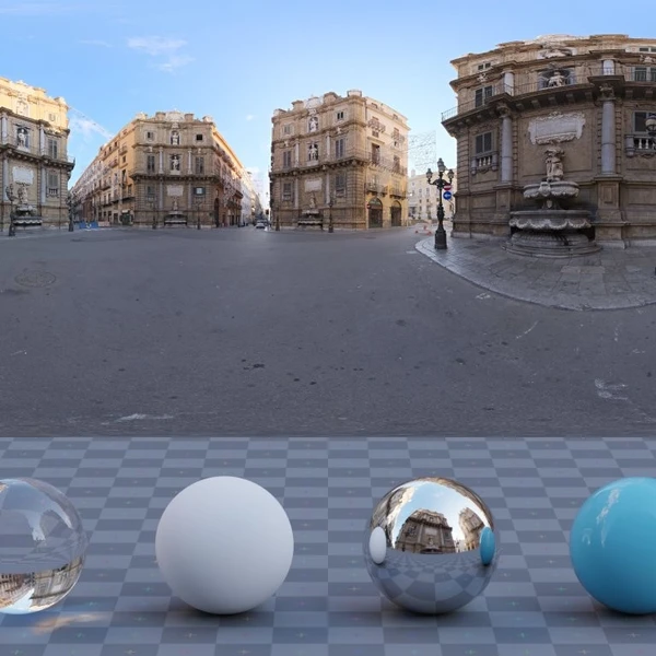 Quattro Canti - HDRI map - from Poly Haven