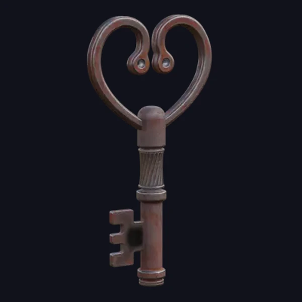 Key 1 - 3D Models - 3D model - from Share Textures