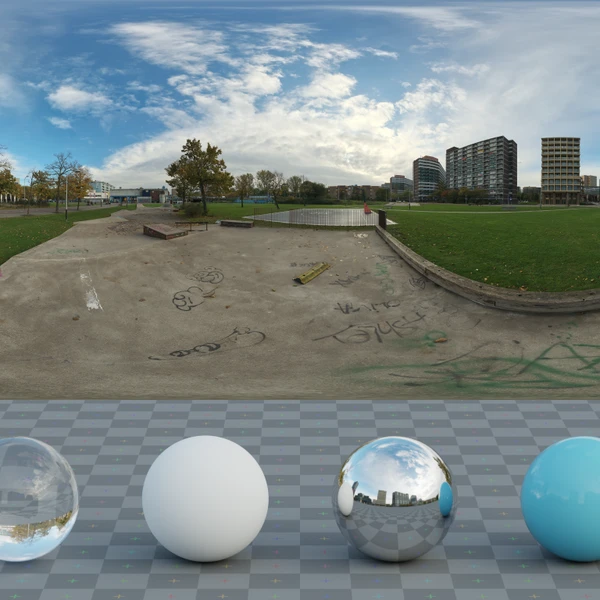 Buikslotermeerplein - HDRI map - from Poly Haven