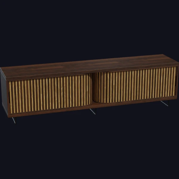 Modern Wooden Cabinet - 3D Models - 3D model - from Poly Haven