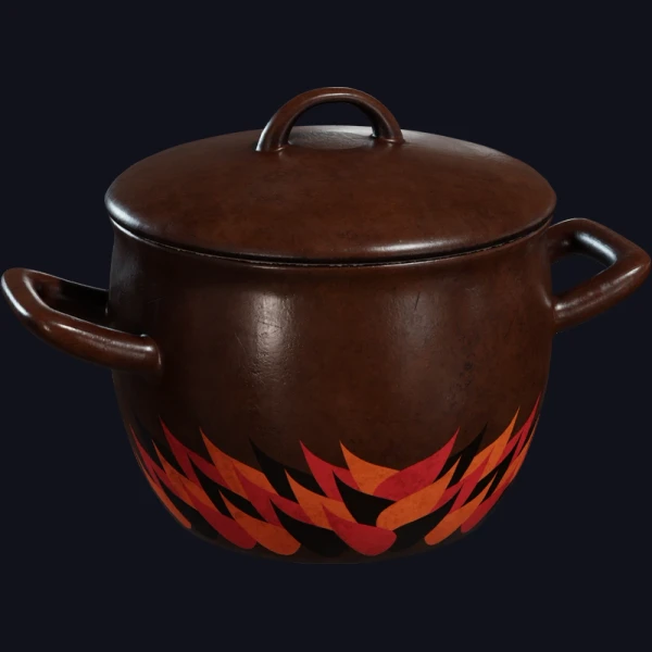 Pot Enamel 01 - 3D Models - 3D model - from Poly Haven
