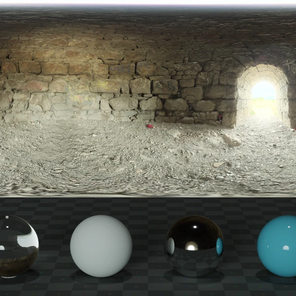 Smelting Tower Interior - HDRI map - from Poly Haven