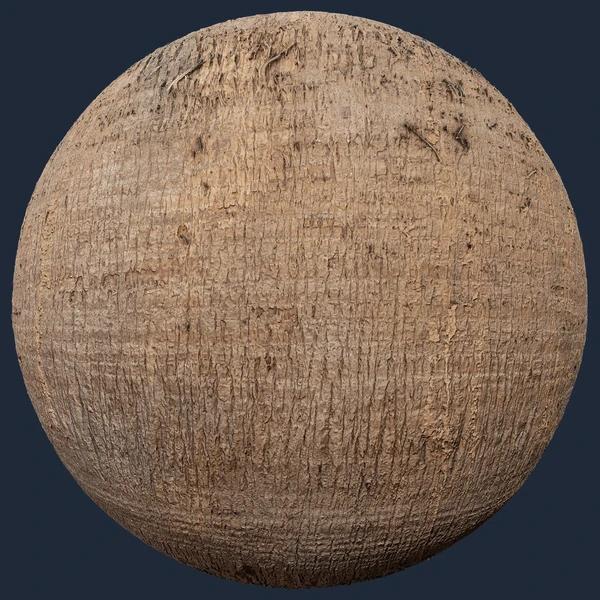 Weathered Palm Tree Bark – Free Tree Bark PBR Texture