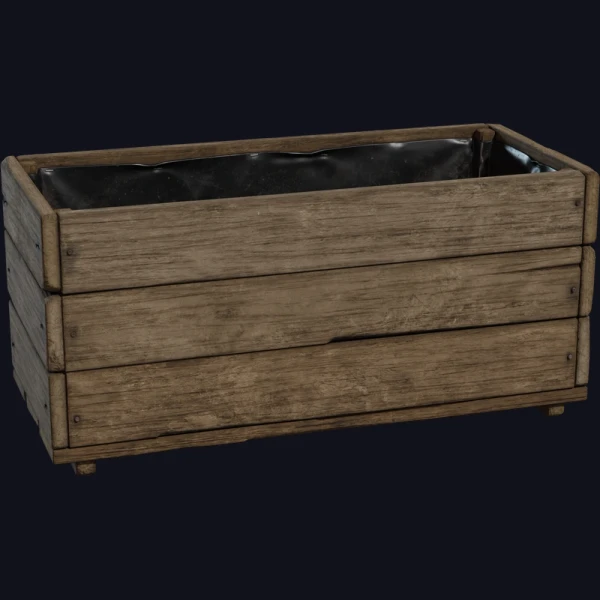 Planter Box 01 - 3D Models - 3D model - from Poly Haven