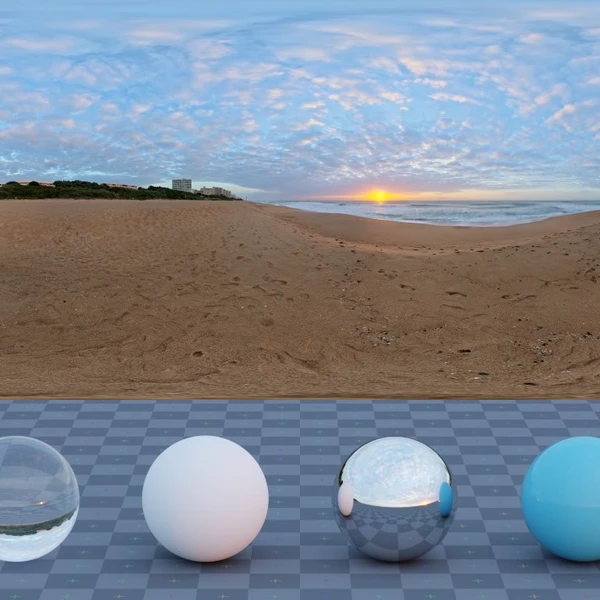 Umhlanga Sunrise - HDRI map - from Poly Haven