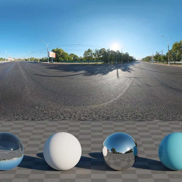 Wide Street 02 - HDRI map - from Poly Haven