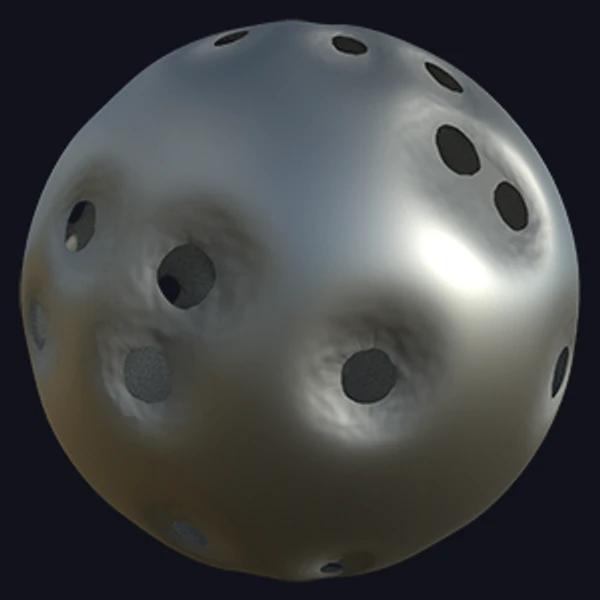Decal of Punch Through Holes (Imperfection 0004)