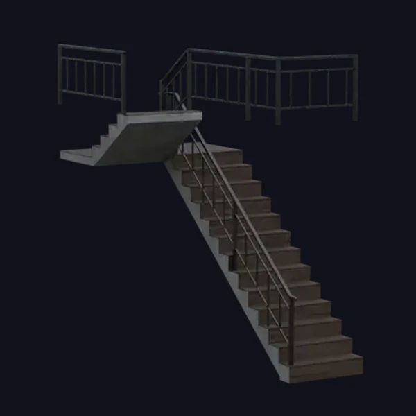Stairs 3 - 3D Models - 3D model - from Share Textures