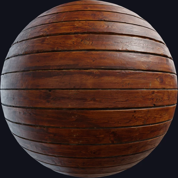 Wood Floor Deck - PBR texture - from Poly Haven