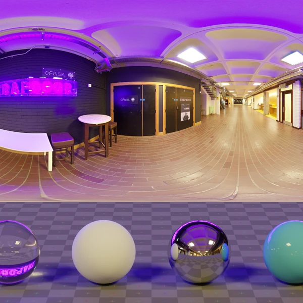 Newman Lobby - HDRI map - from Poly Haven