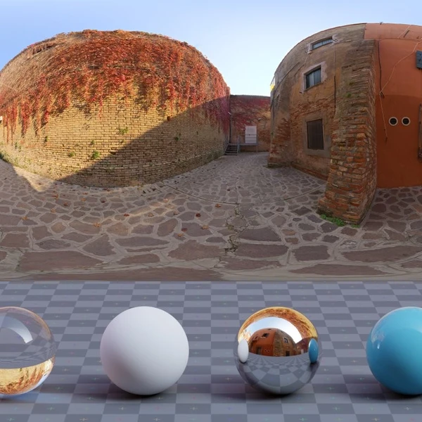 Red Wall - HDRI map - from Poly Haven