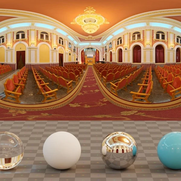 Music Hall 01 - HDRI map - from Poly Haven