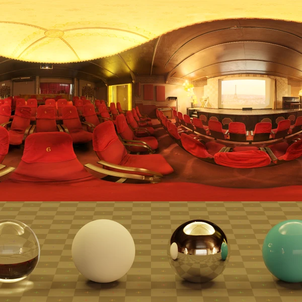 Pretville Cinema - HDRI map - from Poly Haven