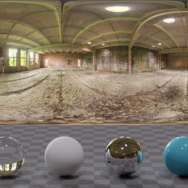 Abandoned Bakery - HDRI map - from Poly Haven