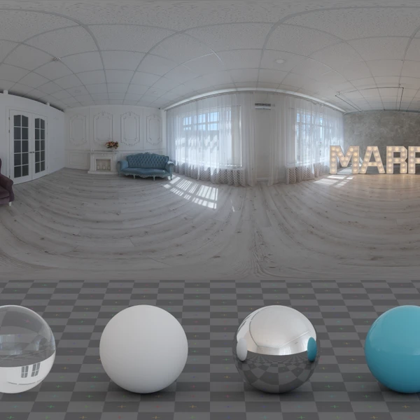 Marry Hall - HDRI map - from Poly Haven