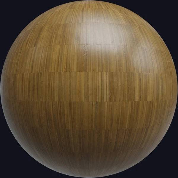 Rectangular Parquet - Wood - PBR texture - from Poly Haven