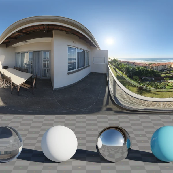 Illovo Beach Balcony - HDRI map - from Poly Haven