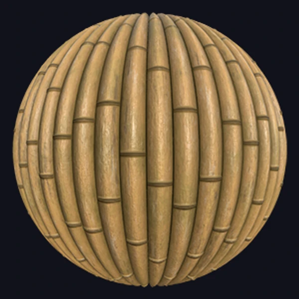 Bamboo Fence Texture (Wood 0028)