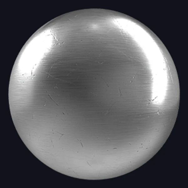 Polished Metal with Scratched and Dents (Metal 0026)