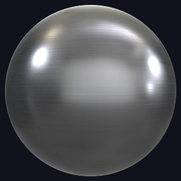Polished Aluminium Metal Sheet (Metal 0058) - PBR texture - from Texture Can