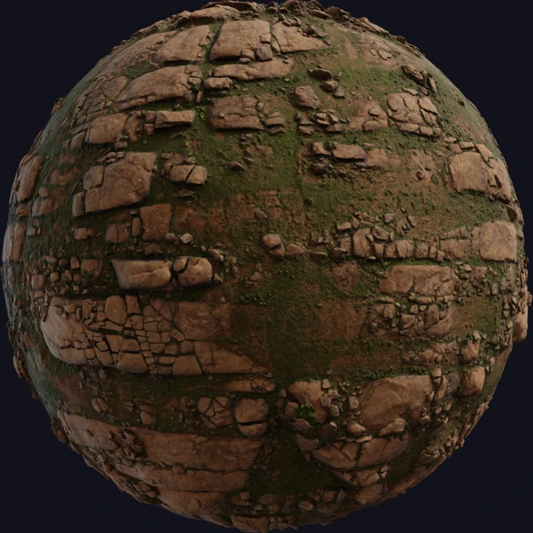 Rocky Terrain - PBR texture - from Poly Haven