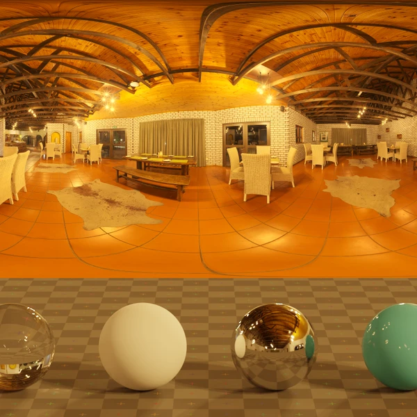 Warm Restaurant Night - HDRI map - from Poly Haven