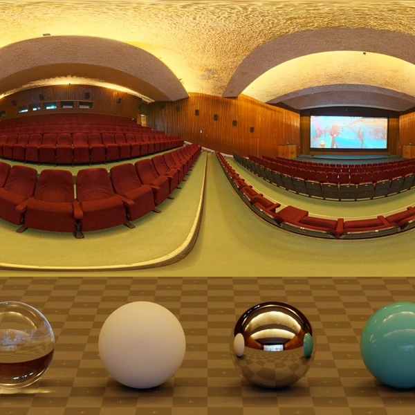 Cinema Hall - HDRI map - from Poly Haven