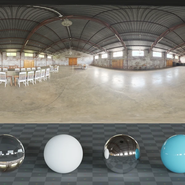 Events Hall Interior - HDRI map - from Poly Haven