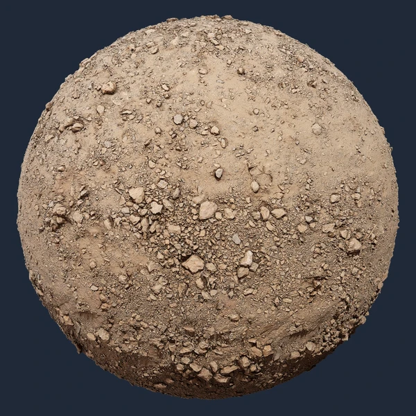 Gravelly Dirt Ground – Free Ground PBR Texture
