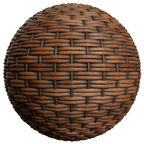 Wicker 007B - Wood - PBR texture - from ambientCG