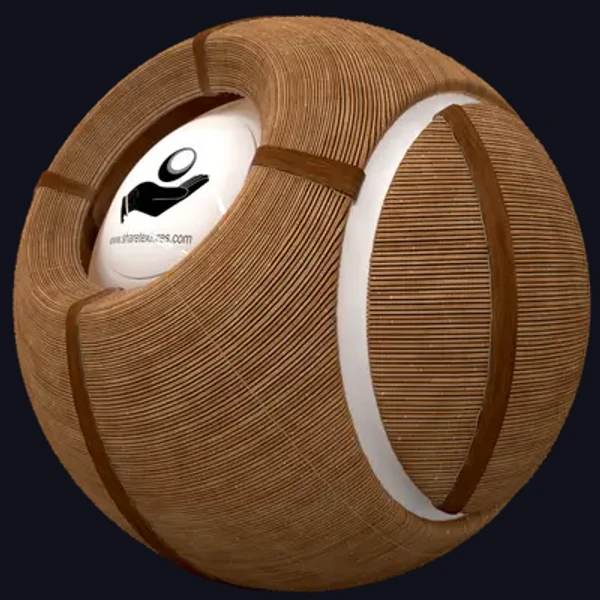 Bamboo Decorative Wall - PBR texture - from Share Textures