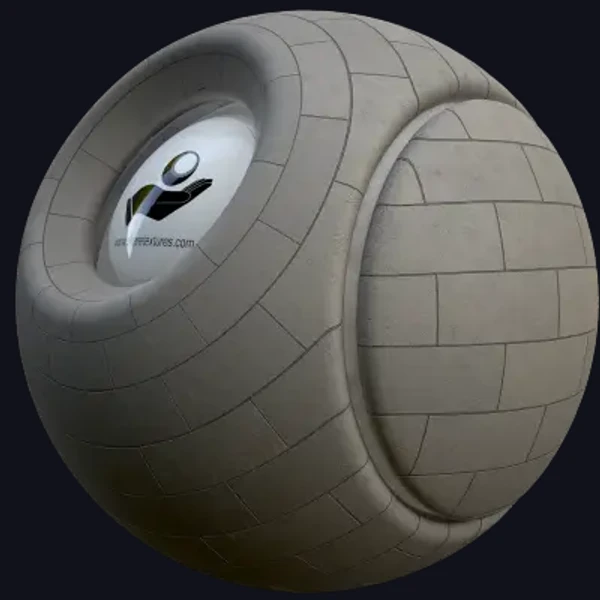 Cement Brick 1 - wall - PBR texture - from Share Textures