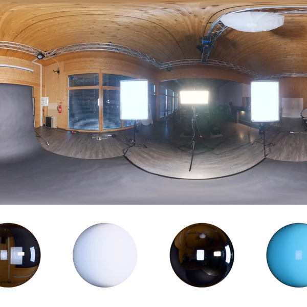 Wooden Studio 02 - HDRI map - from Poly Haven