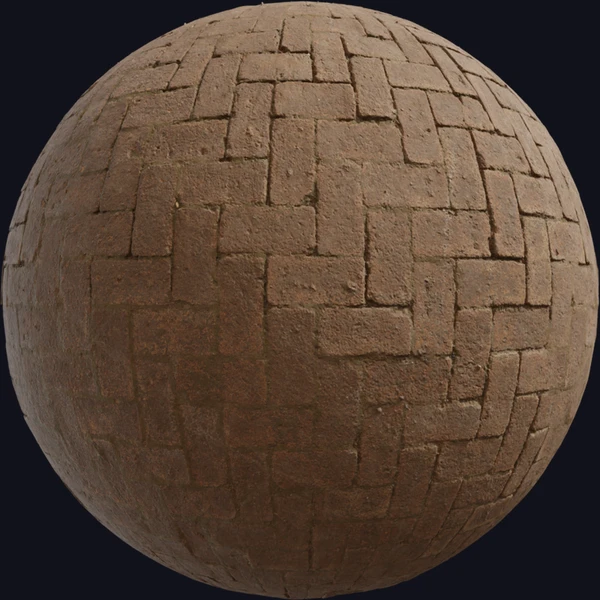 Mossy Brick Floor - PBR texture - from Poly Haven